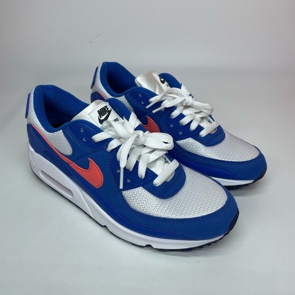 New Men’s Nike Air Max 90 By You ‘Blue/Orange/White’  Size 9 no box CT3621-991 - Picture 2 of 6